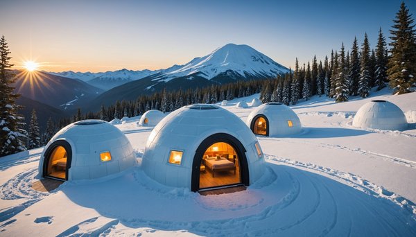 Location d'igloos et tourisme durable