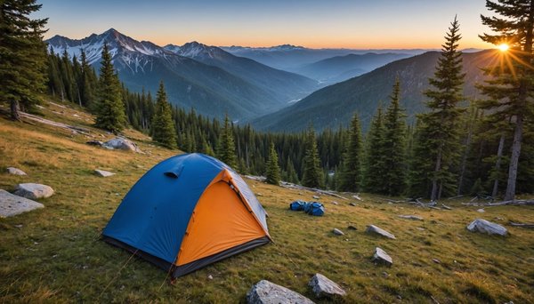 Vivre l'expérience d'un camping en montagne en toute saison